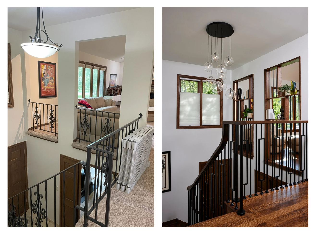 Foyer before and after_Murphy Bros._Minnetonka