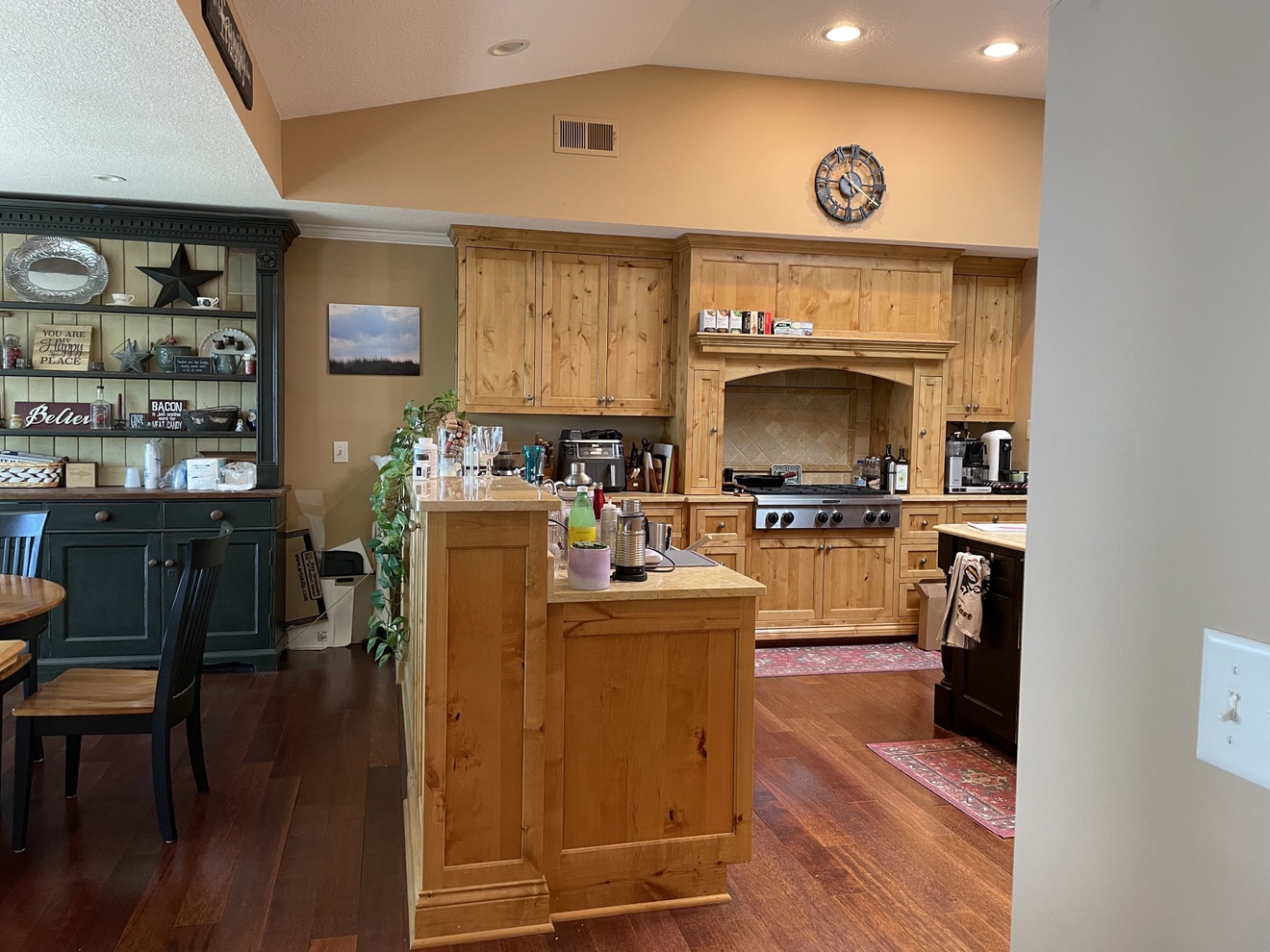 Kitchen island before